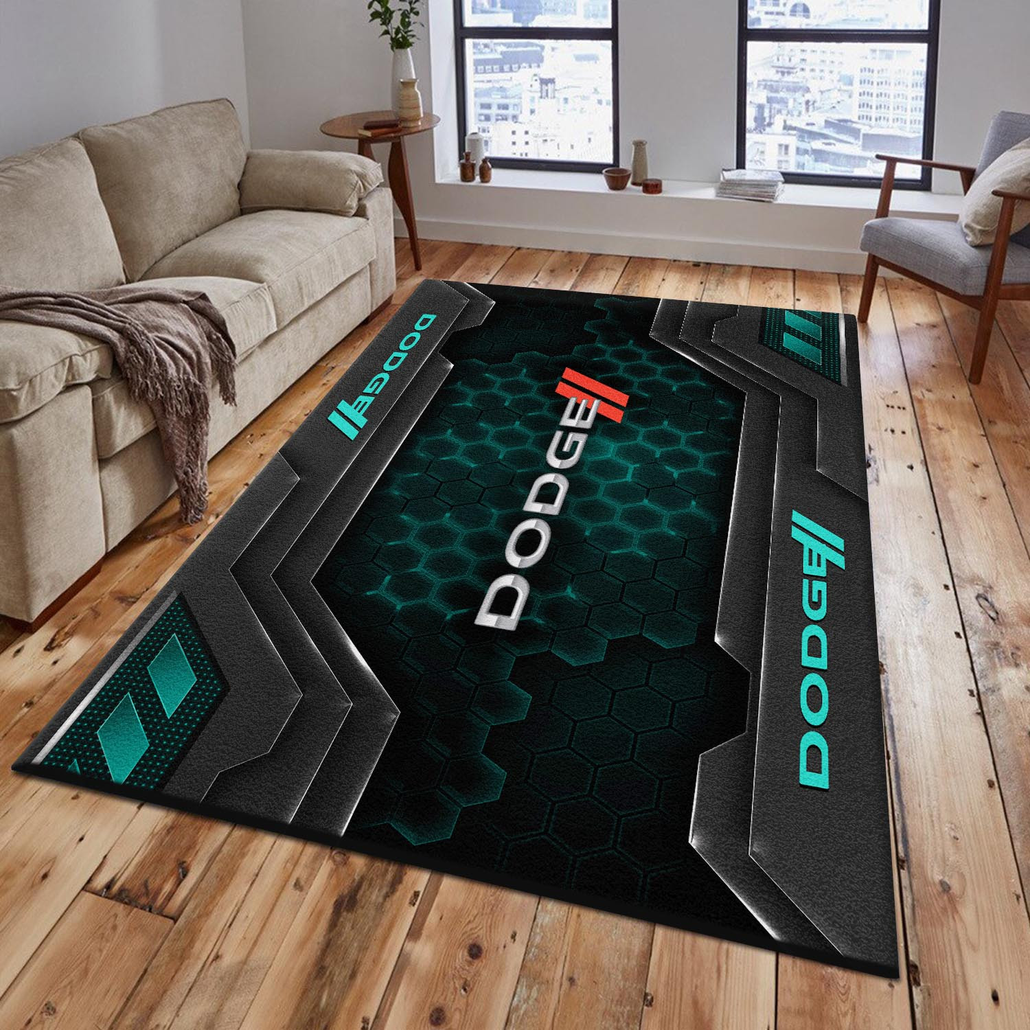 Dodge Area Rugs 0287 - Famjoys Dodge Area Rugs 0287 - Famjoys