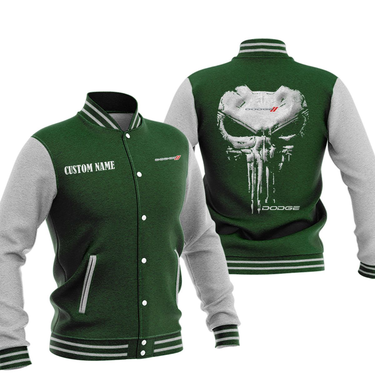 Dodge Baseball Jacket, Multicolor - Famjoys Dodge Baseball Jacket, Multicolor - Famjoys