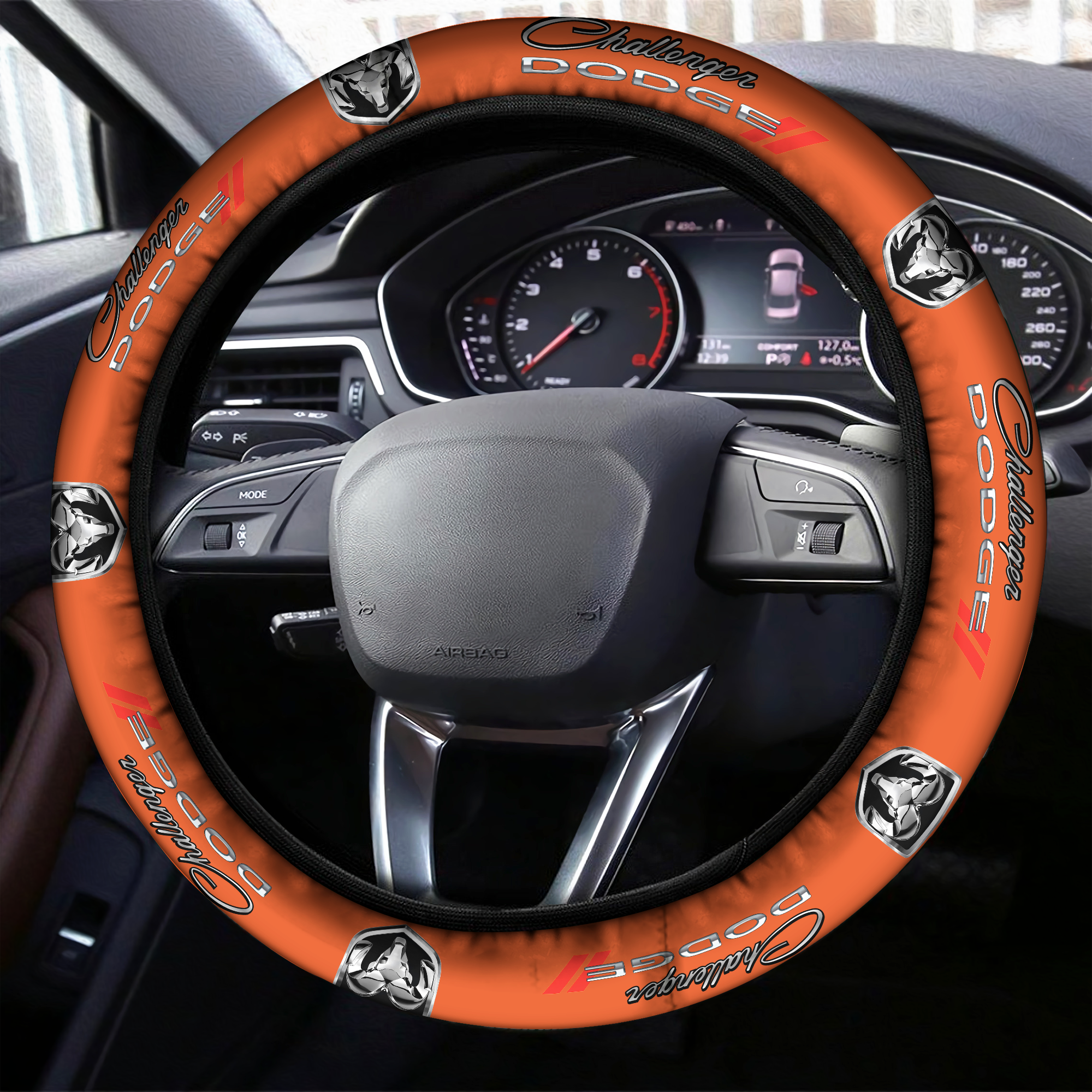 Dodge Challenger Steering Wheel Cover Organic - Famjoys Dodge Challenger Steering Wheel Cover Organic - Famjoys