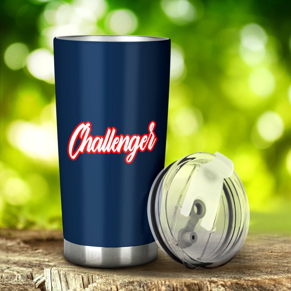 Dodge Challenger Tumbler Blue - Famjoys Dodge Challenger Tumbler Blue - Famjoys