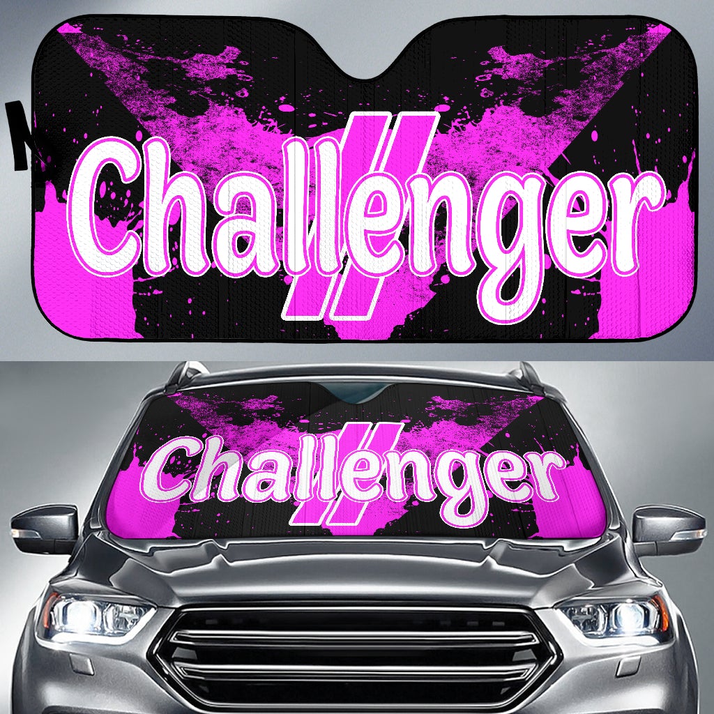 Dodge Challenger Windshield Sun Shade Pink - Famjoys Dodge Challenger Windshield Sun Shade Pink - Famjoys