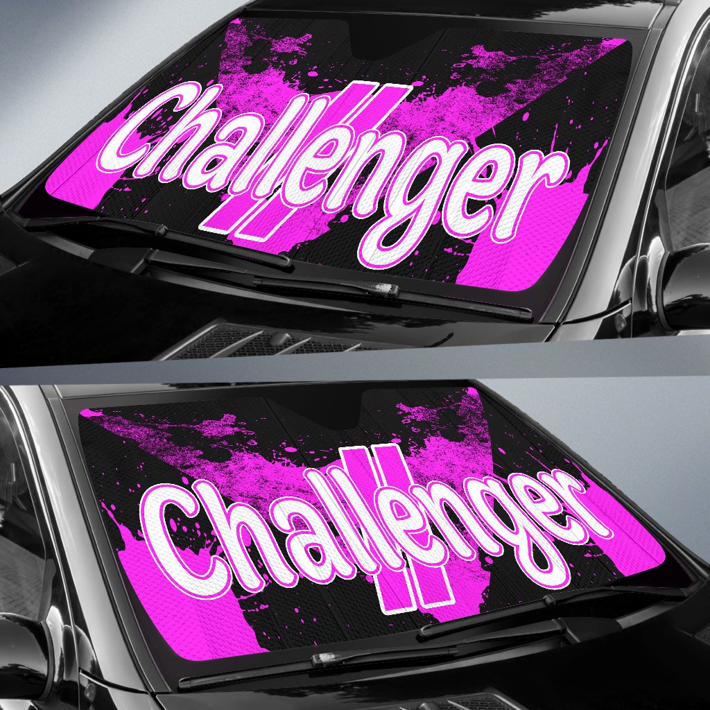 Dodge Challenger Windshield Sun Shade Pink - Famjoys Dodge Challenger Windshield Sun Shade Pink - Famjoys