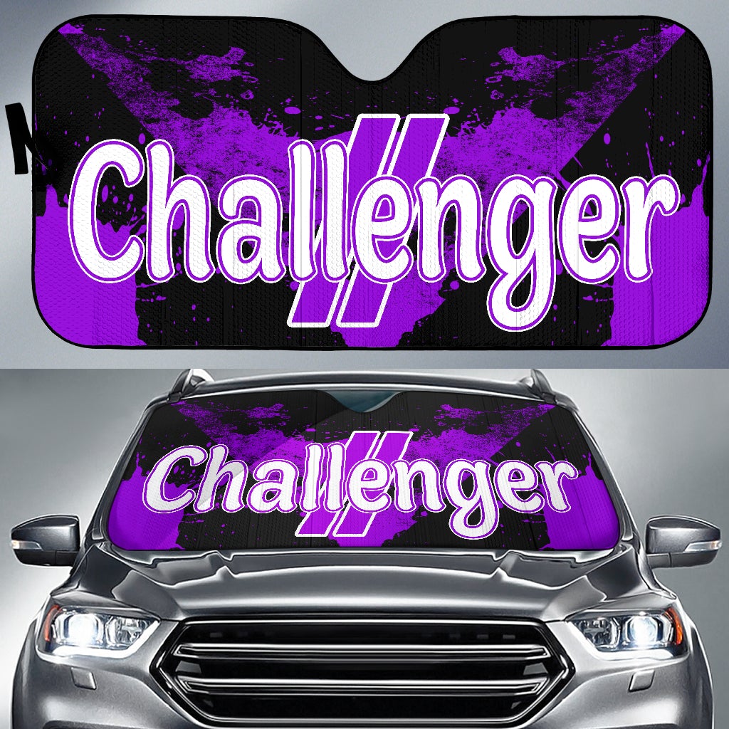 Dodge Challenger Windshield Sun Shade Purple - Famjoys Dodge Challenger Windshield Sun Shade Purple - Famjoys