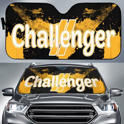 Dodge Challenger Windshield Sun Shade Yellow - Famjoys Dodge Challenger Windshield Sun Shade Yellow - Famjoys