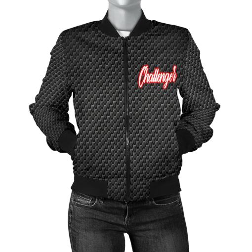 Dodge Challenger Women's Bomber Jacket MT - Famjoys Dodge Challenger Women's Bomber Jacket MT - Famjoys