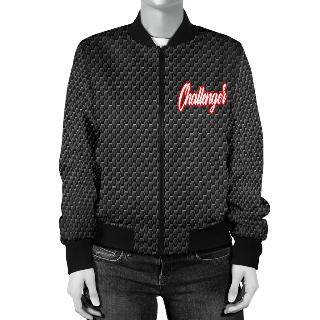 Dodge Challenger Women's Bomber Jacket MT - Famjoys Dodge Challenger Women's Bomber Jacket MT - Famjoys