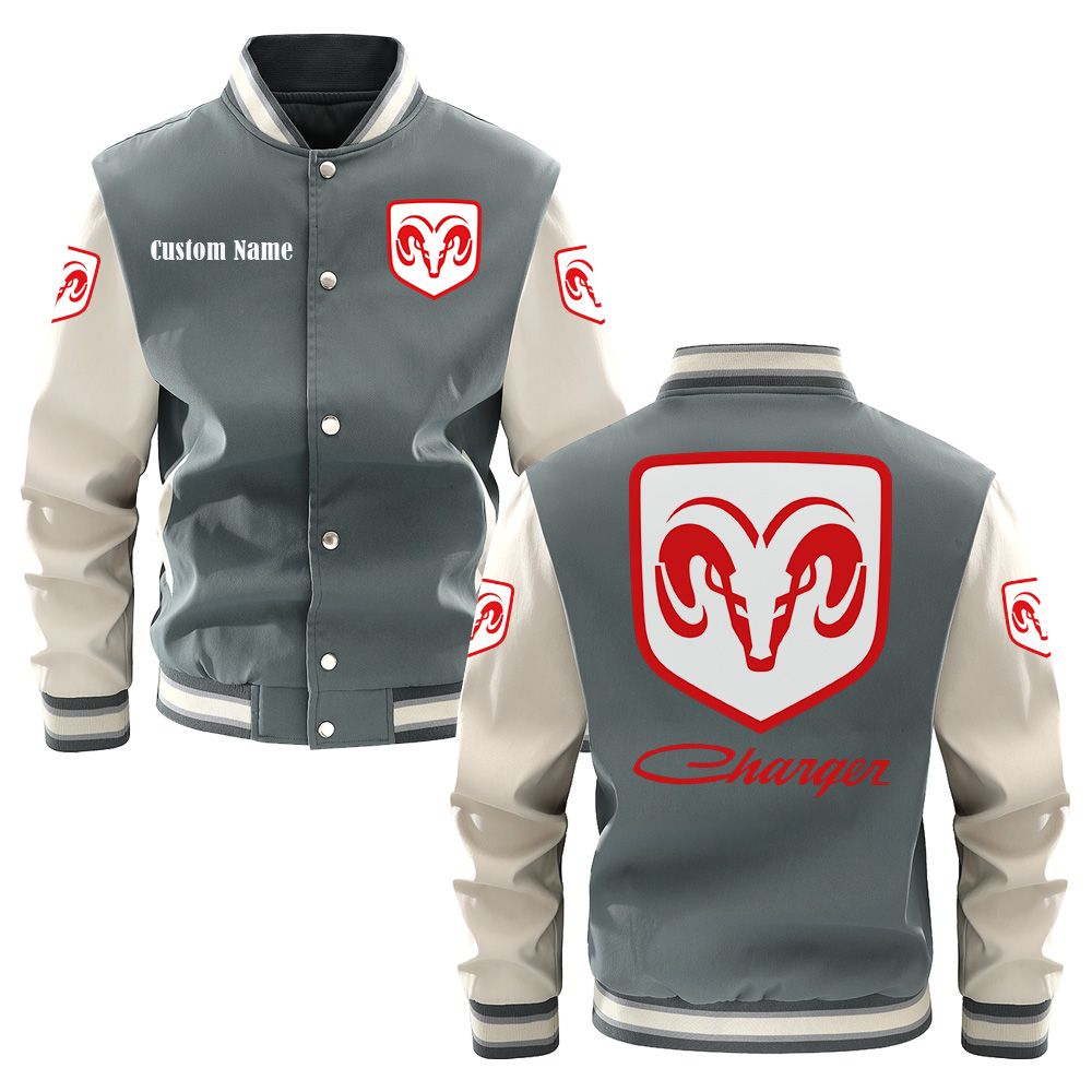 Dodge Charger Varsity Jacket, Baseball jacket, Letterman Jacket Customize Name, Multicolor - Famjoys Dodge Charger Varsity Jacket, Baseball jacket, Letterman Jacket Customize Name, Multicolor - Famjoys