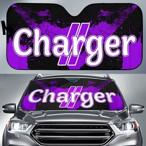 Dodge Charger Windshield Sun Shade Purple - Famjoys Dodge Charger Windshield Sun Shade Purple - Famjoys