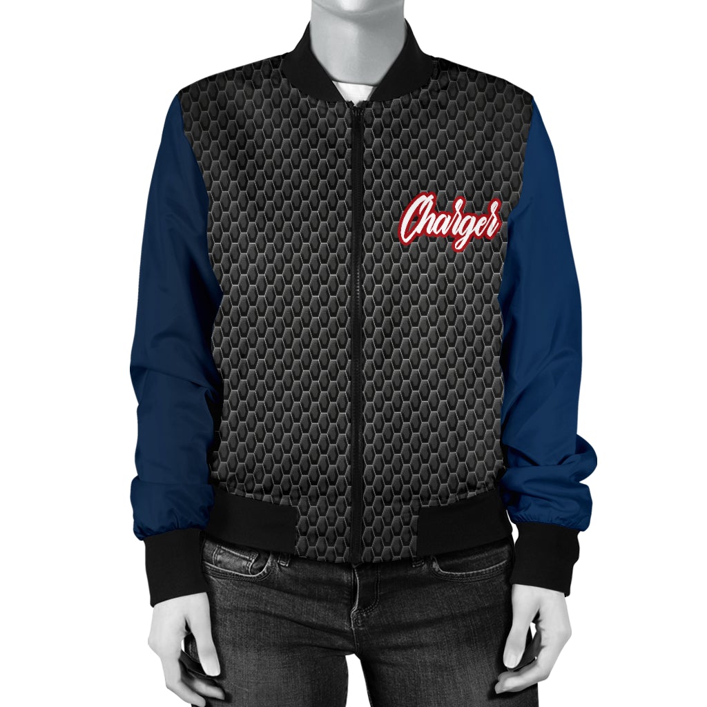 Dodge Charger Women's Bomber Jacket BA - Famjoys Dodge Charger Women's Bomber Jacket BA - Famjoys