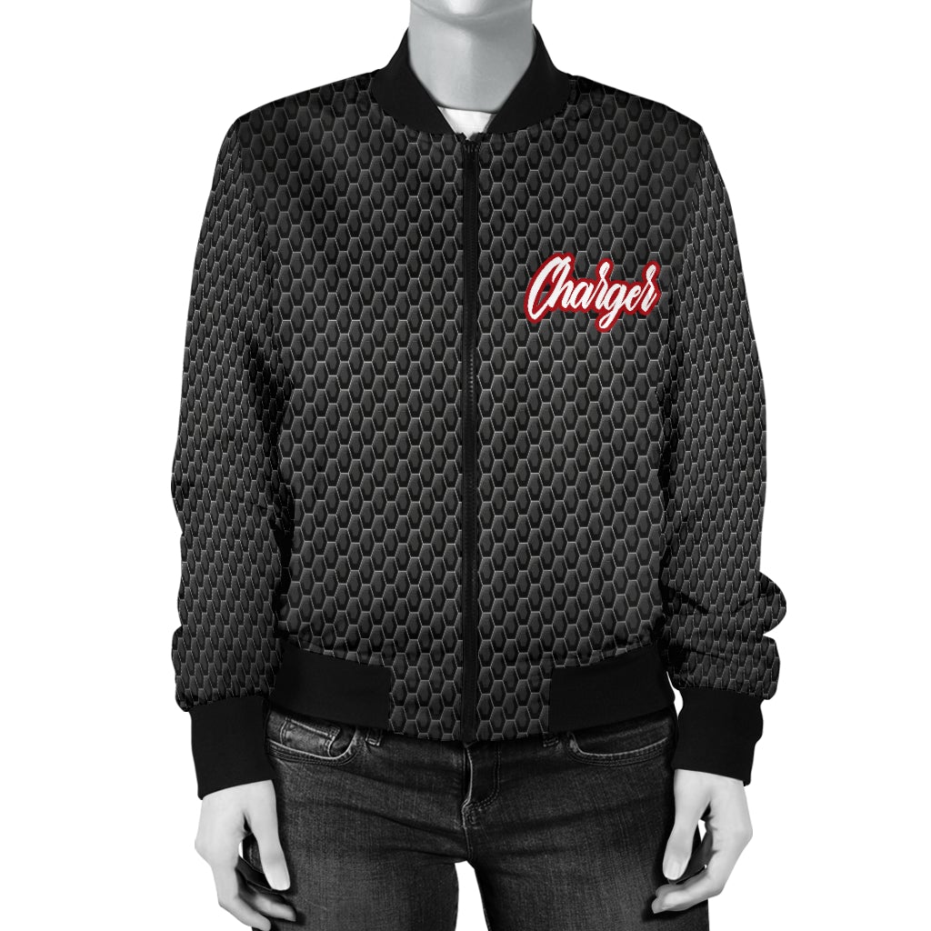 Dodge Charger Women's Bomber Jacket MT - Famjoys Dodge Charger Women's Bomber Jacket MT - Famjoys