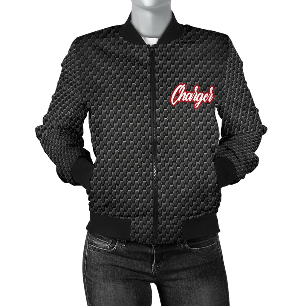 Dodge Charger Women's Bomber Jacket MT - Famjoys Dodge Charger Women's Bomber Jacket MT - Famjoys