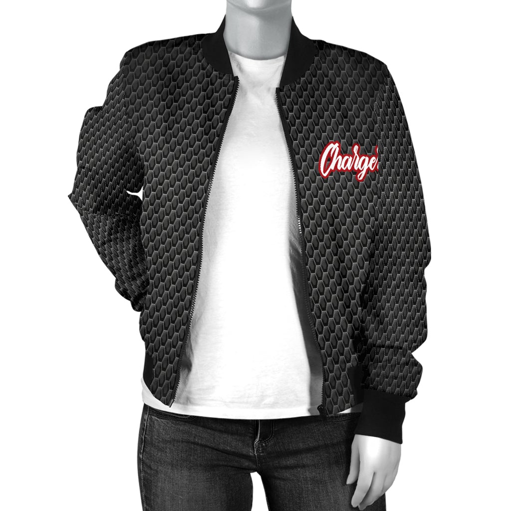 Dodge Charger Women's Bomber Jacket MT - Famjoys Dodge Charger Women's Bomber Jacket MT - Famjoys