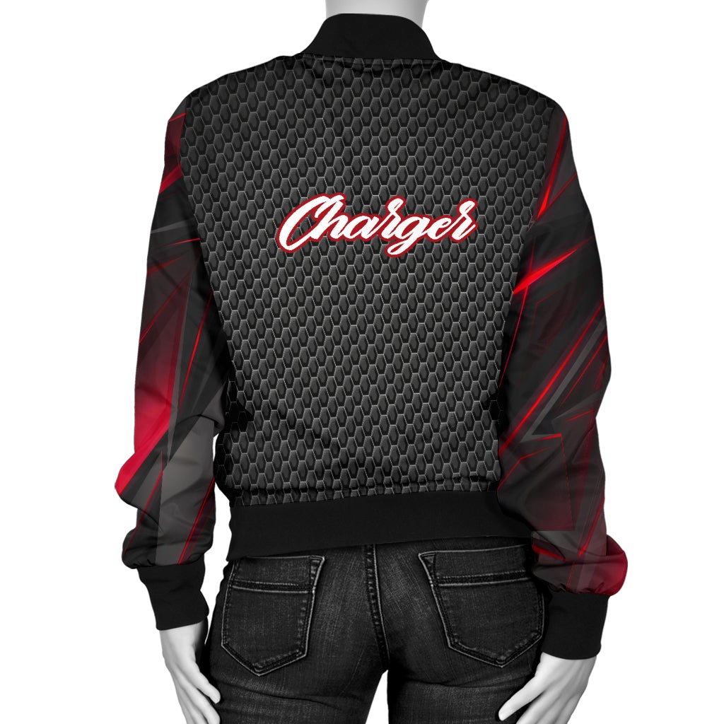 Dodge Charger Women's Bomber Jacket RA - Famjoys Dodge Charger Women's Bomber Jacket RA - Famjoys