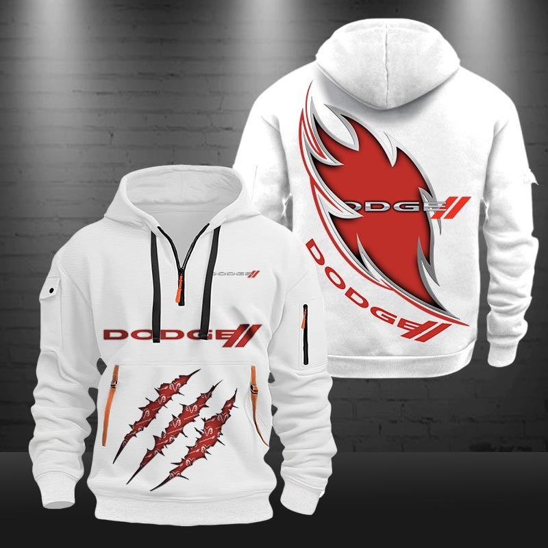 Dodge New Zip Hoodie 0437 Multicolor - Famjoys Dodge New Zip Hoodie 0437 Multicolor - Famjoys