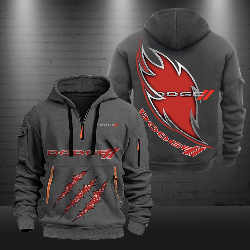 Dodge New Zip Hoodie 0437 Multicolor - Famjoys Dodge New Zip Hoodie 0437 Multicolor - Famjoys