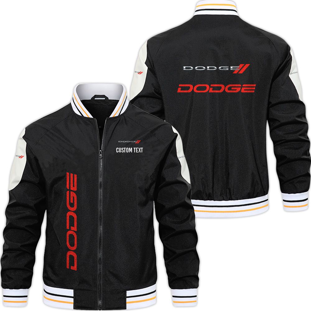 Dodge Varsity Jacket, Zipper Jackets Customize Name - Famjoys Dodge Varsity Jacket, Zipper Jackets Customize Name - Famjoys