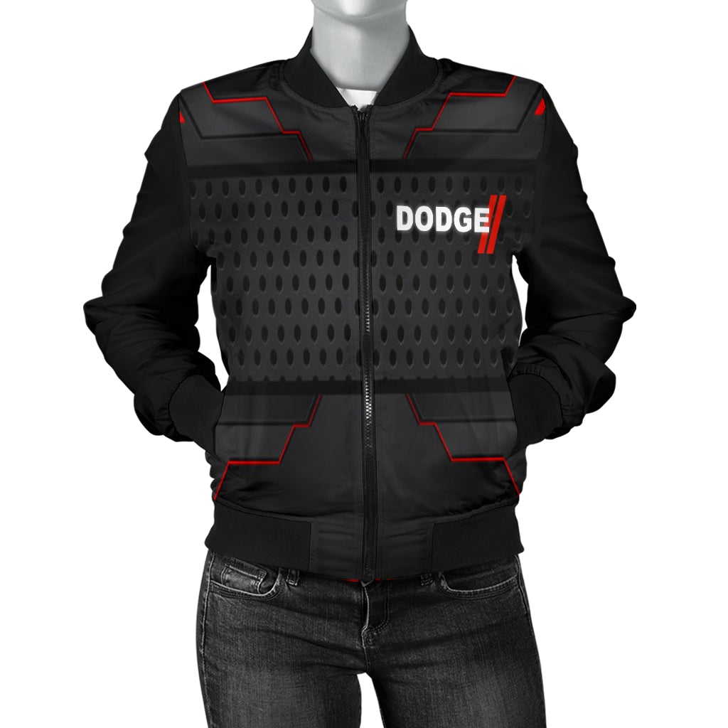 Dodge Women's Bomber Jacket MX - Famjoys Dodge Women's Bomber Jacket MX - Famjoys