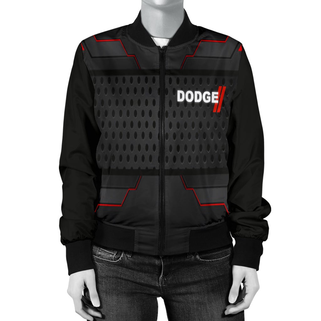 Dodge Women's Bomber Jacket MX - Famjoys Dodge Women's Bomber Jacket MX - Famjoys