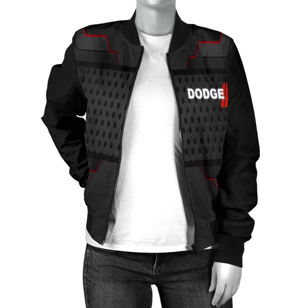 Dodge Women's Bomber Jacket MX - Famjoys Dodge Women's Bomber Jacket MX - Famjoys