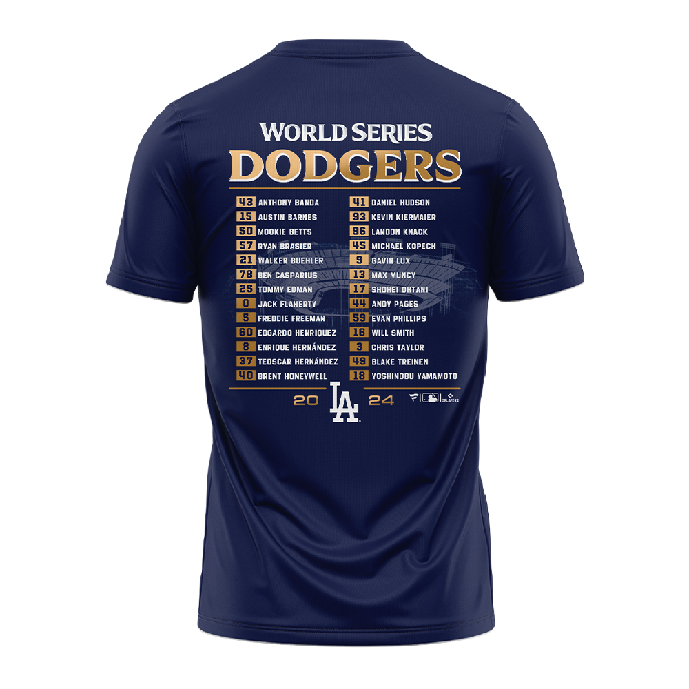 Dodgers World Series Champions Tshirt Version 1 - Famjoys Dodgers World Series Champions Tshirt Version 1 - Famjoys