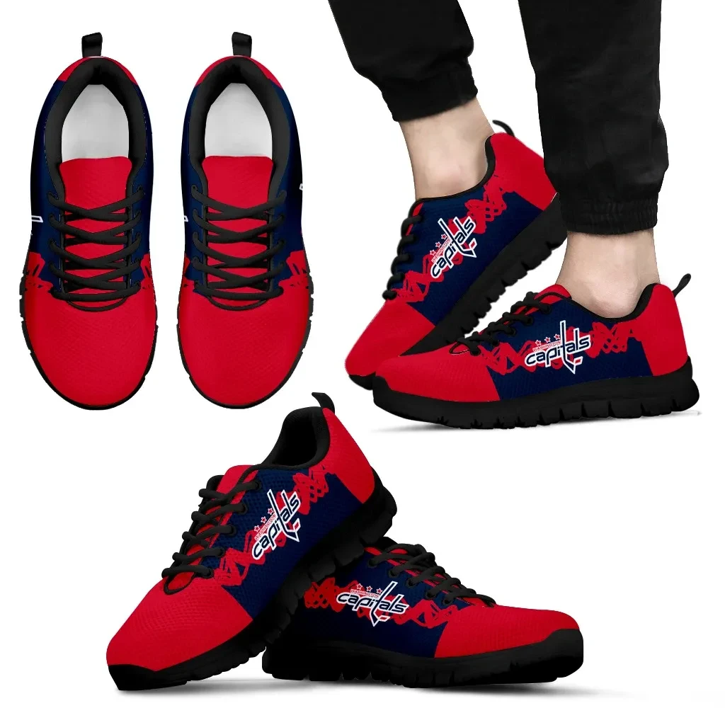 Doodle Line Amazing Washington Capitals Sneakers V1 - Famjoys Doodle Line Amazing Washington Capitals Sneakers V1 - Famjoys