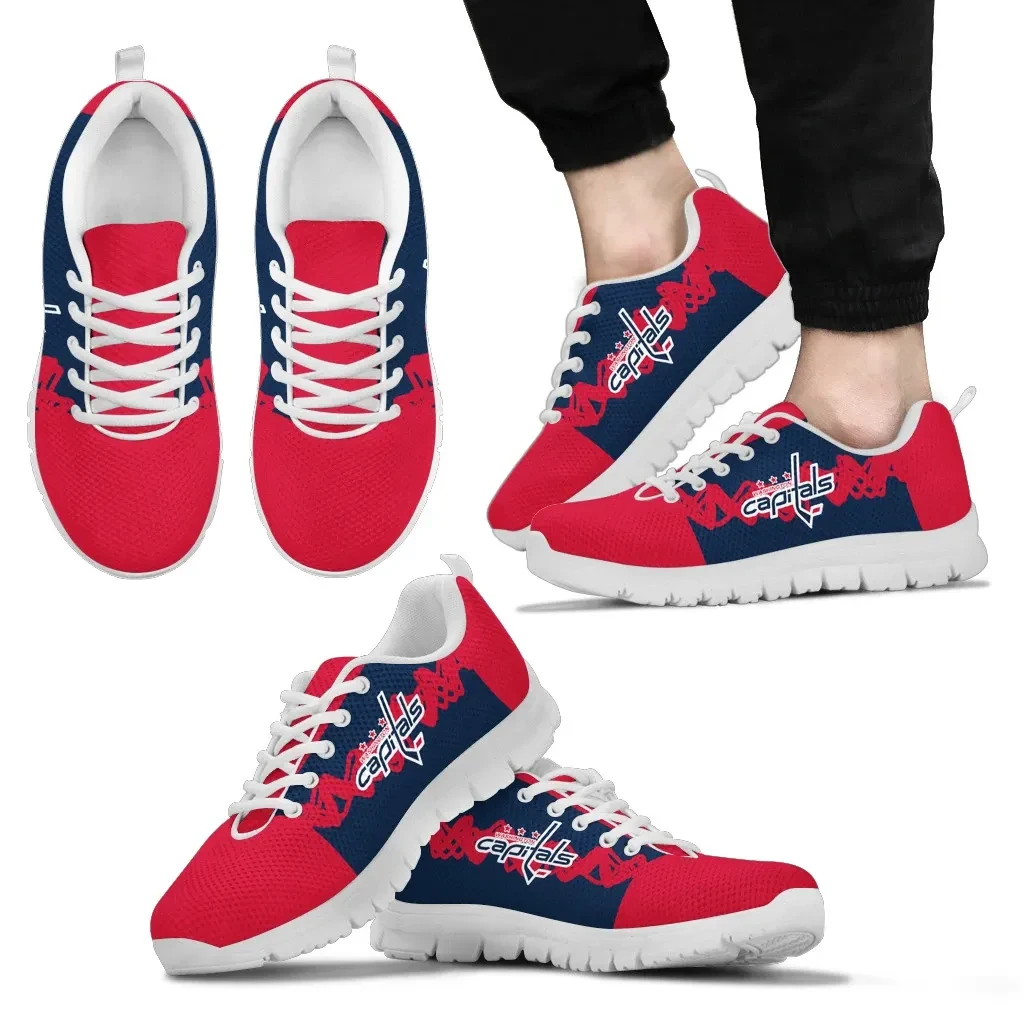 Doodle Line Amazing Washington Capitals Sneakers V1 - Famjoys Doodle Line Amazing Washington Capitals Sneakers V1 - Famjoys