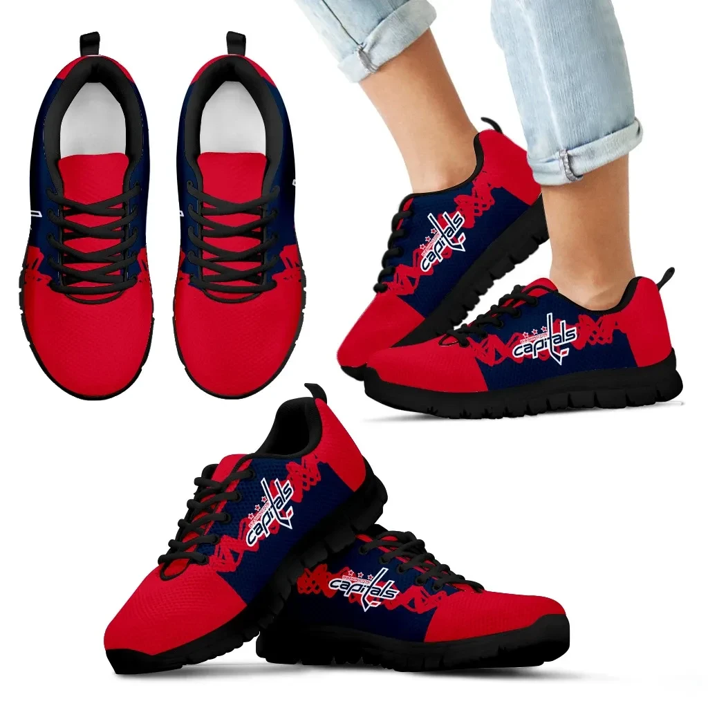 Doodle Line Amazing Washington Capitals Sneakers V1 - Famjoys Doodle Line Amazing Washington Capitals Sneakers V1 - Famjoys