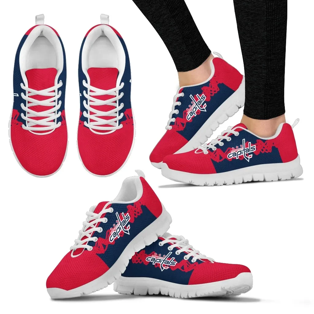 Doodle Line Amazing Washington Capitals Sneakers V1 - Famjoys Doodle Line Amazing Washington Capitals Sneakers V1 - Famjoys