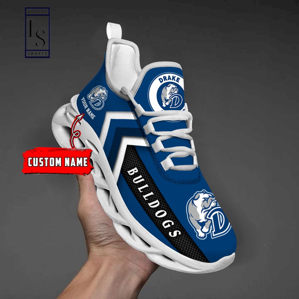Drake Bulldogs Personalized Max Soul Shoes - Famjoys Drake Bulldogs Personalized Max Soul Shoes - Famjoys
