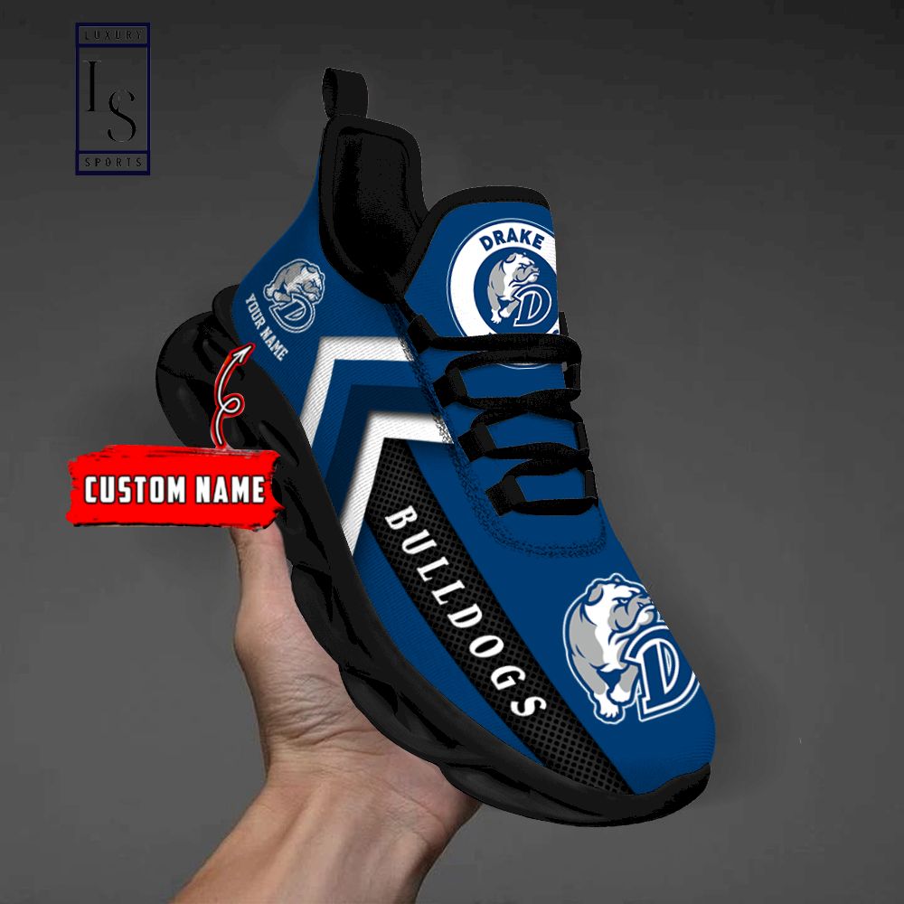 Drake Bulldogs Personalized Max Soul Shoes - Famjoys Drake Bulldogs Personalized Max Soul Shoes - Famjoys
