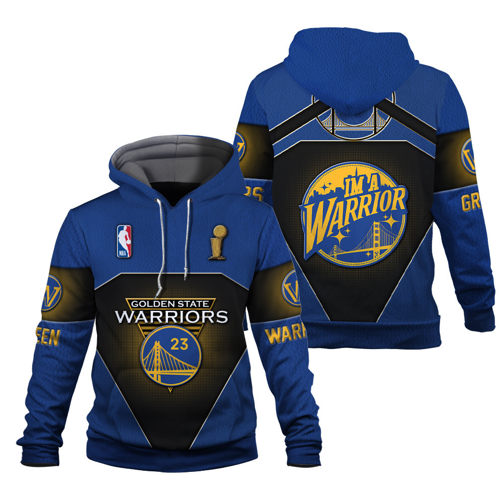 Draymond Green 23 NBA Golden State Warriors I Am A Warrior Unisex 3D Hoodie - Famjoys Draymond Green 23 NBA Golden State Warriors I Am A Warrior Unisex 3D Hoodie - Famjoys