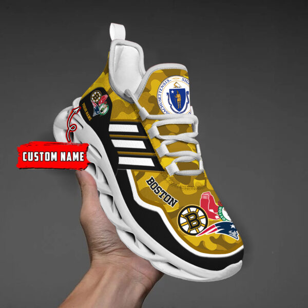 DS005 BostonYELLOW001 Clunky Max Soul Shoes - Famjoys DS005 BostonYELLOW001 Clunky Max Soul Shoes - Famjoys