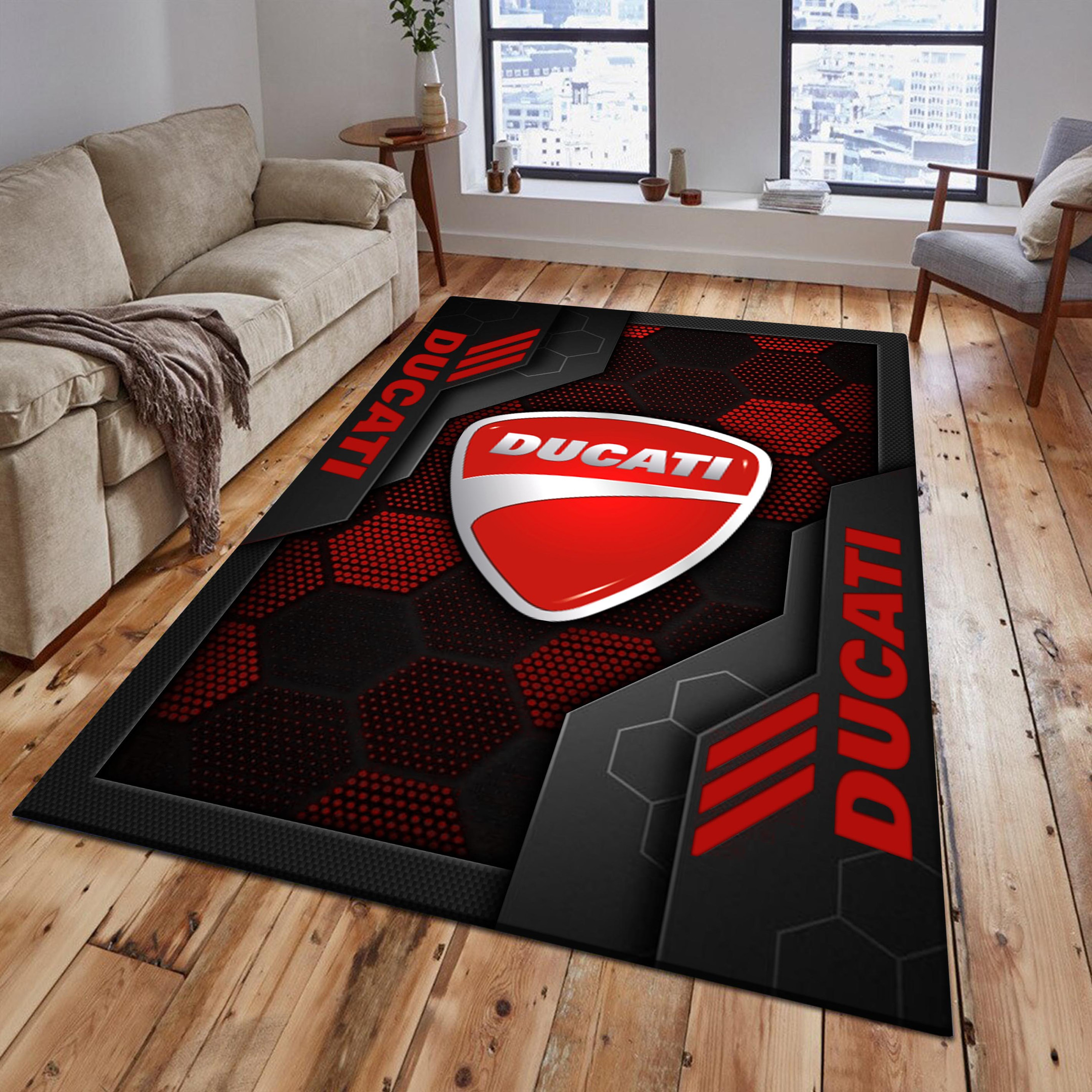 Ducati Area Rugs 2590 Multicolor - Famjoys Ducati Area Rugs 2590 Multicolor - Famjoys