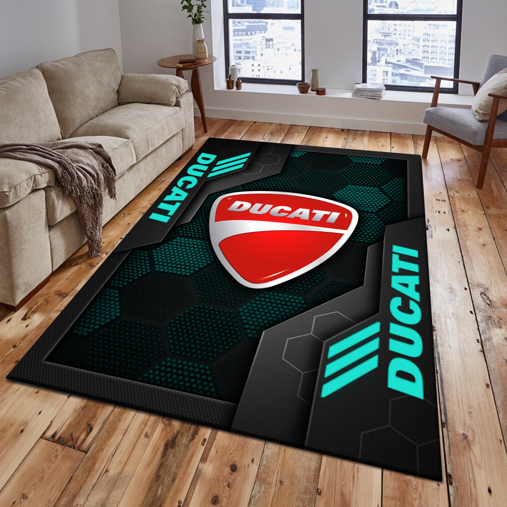 Ducati Area Rugs 2590 Multicolor - Famjoys Ducati Area Rugs 2590 Multicolor - Famjoys