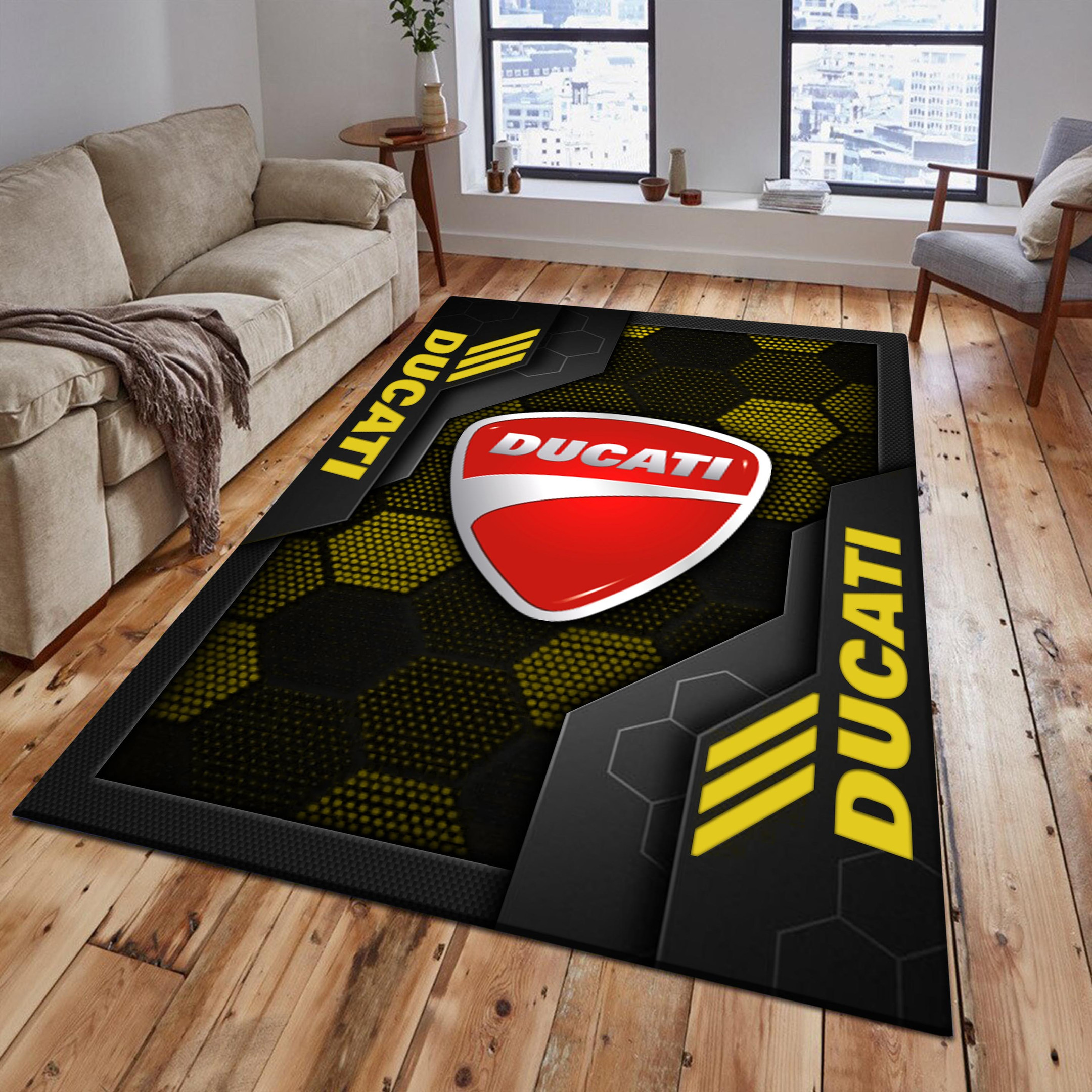 Ducati Area Rugs 2590 Multicolor - Famjoys Ducati Area Rugs 2590 Multicolor - Famjoys
