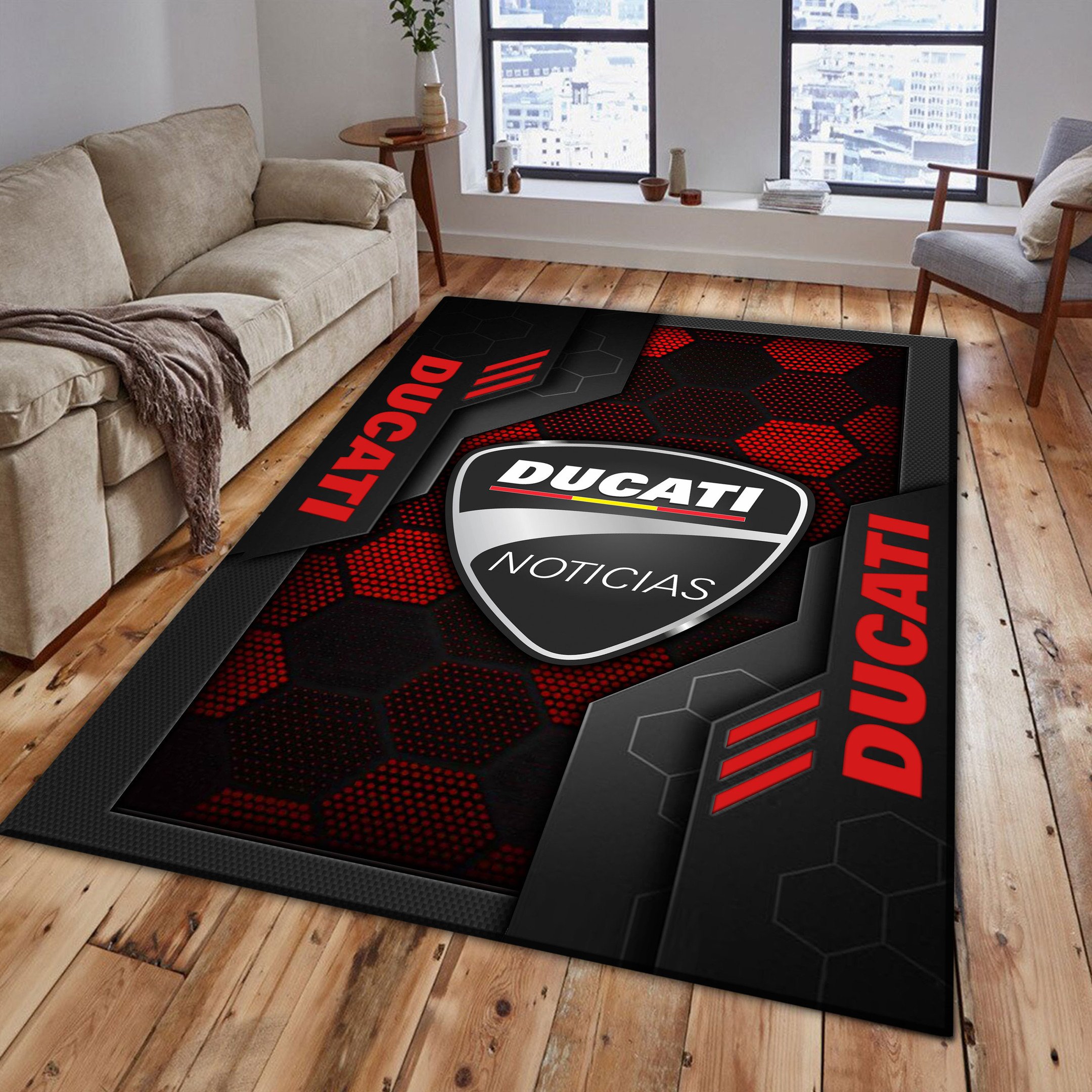 Ducati Area Rugs 3558 Multicolor - Famjoys Ducati Area Rugs 3558 Multicolor - Famjoys