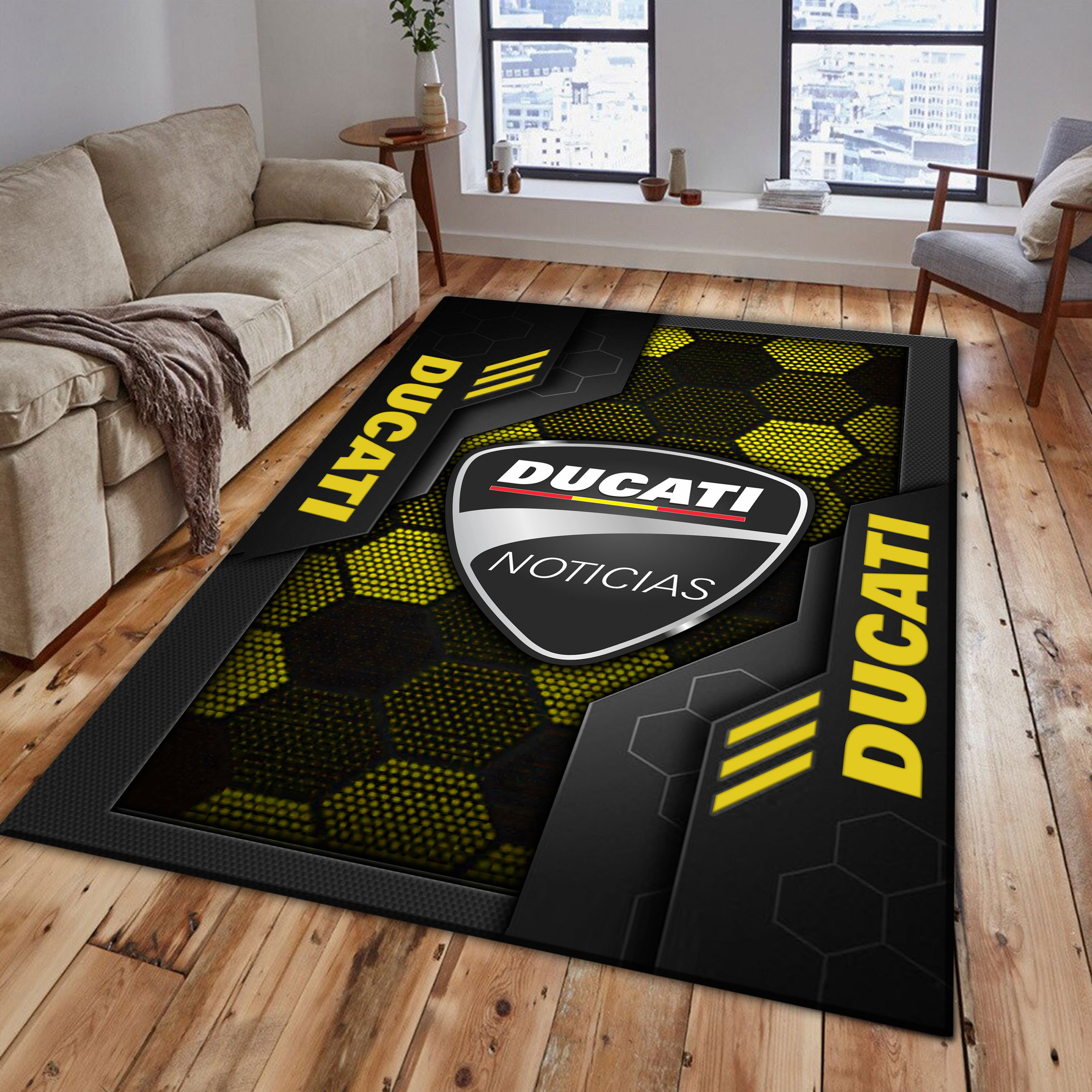 Ducati Area Rugs 3558 Multicolor - Famjoys Ducati Area Rugs 3558 Multicolor - Famjoys