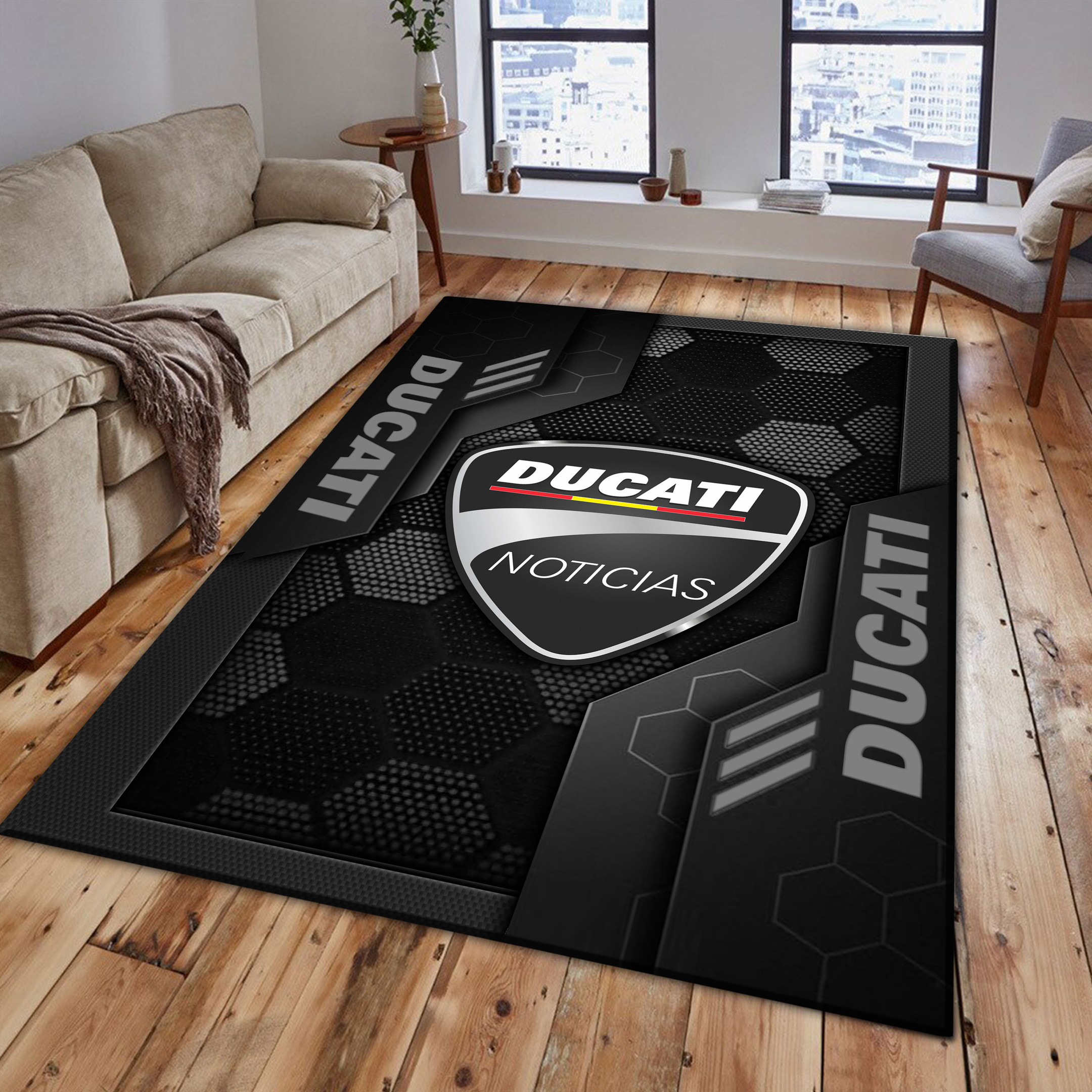 Ducati Area Rugs 3558 Multicolor - Famjoys Ducati Area Rugs 3558 Multicolor - Famjoys