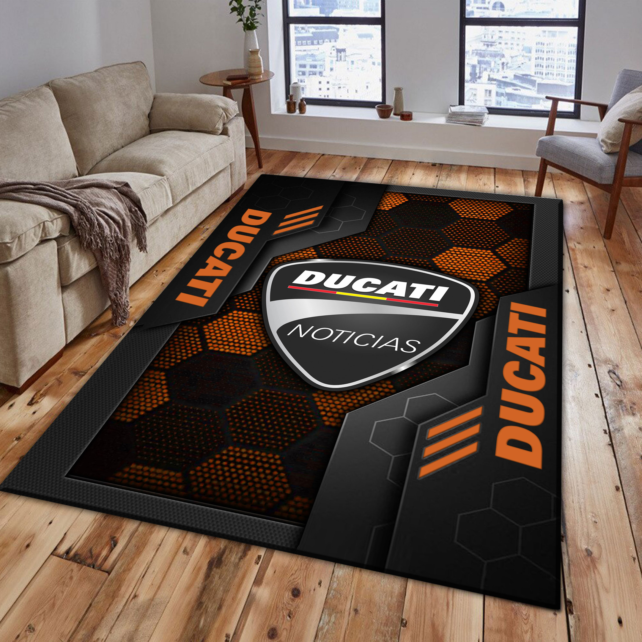 Ducati Area Rugs 3558 Multicolor - Famjoys Ducati Area Rugs 3558 Multicolor - Famjoys