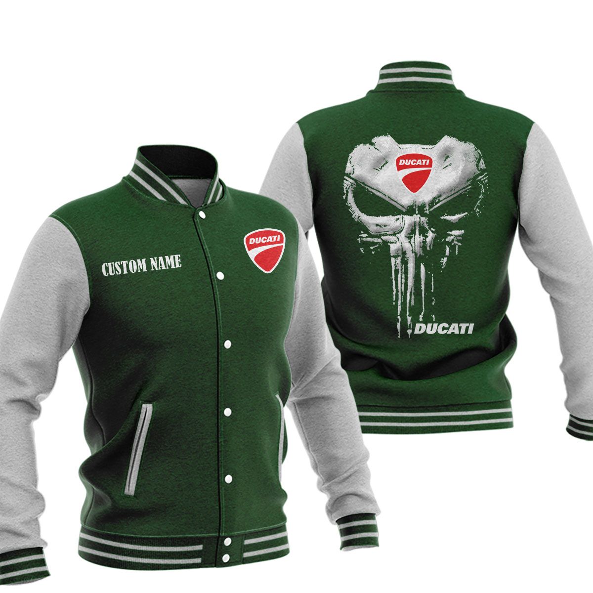 Ducati Baseball Jacket, Multicolor - Famjoys Ducati Baseball Jacket, Multicolor - Famjoys