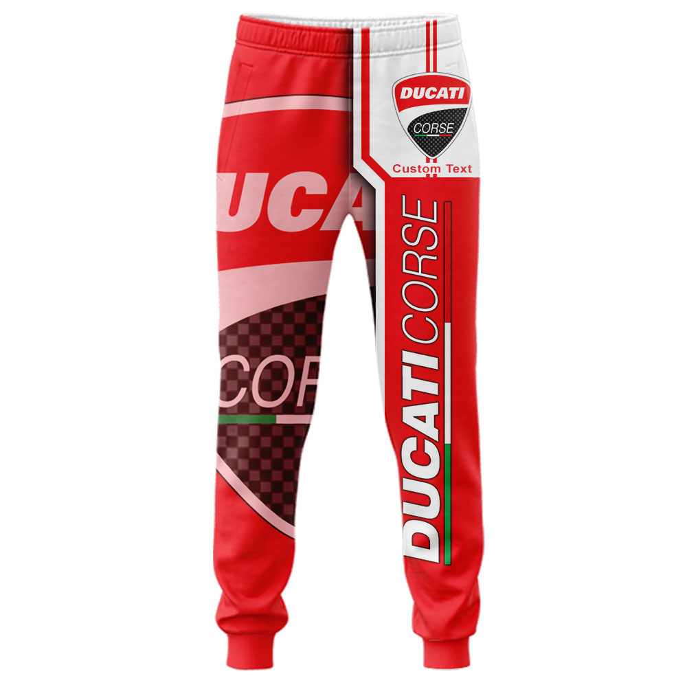 Ducati Corse 3D Apparel Zip Hoodie,Pant,Polo, Button Hawaii Shirt Personalized - Famjoys Ducati Corse 3D Apparel Zip Hoodie,Pant,Polo, Button Hawaii Shirt Personalized - Famjoys