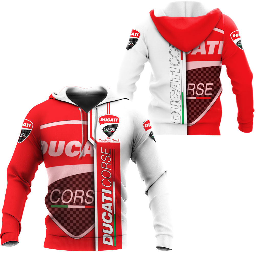 Ducati Corse 3D Apparel Zip Hoodie,Pant,Polo, Button Hawaii Shirt Personalized - Famjoys Ducati Corse 3D Apparel Zip Hoodie,Pant,Polo, Button Hawaii Shirt Personalized - Famjoys