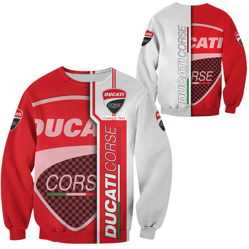 Ducati Corse 3D Apparel Zip Hoodie,Pant,Polo, Button Hawaii Shirt Personalized - Famjoys Ducati Corse 3D Apparel Zip Hoodie,Pant,Polo, Button Hawaii Shirt Personalized - Famjoys