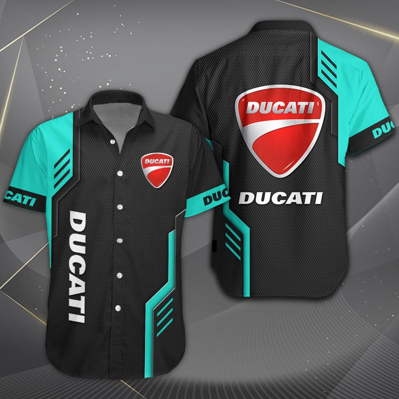 Ducati Hawaiian Shirt 0779 Multicolor - Famjoys Ducati Hawaiian Shirt 0779 Multicolor - Famjoys