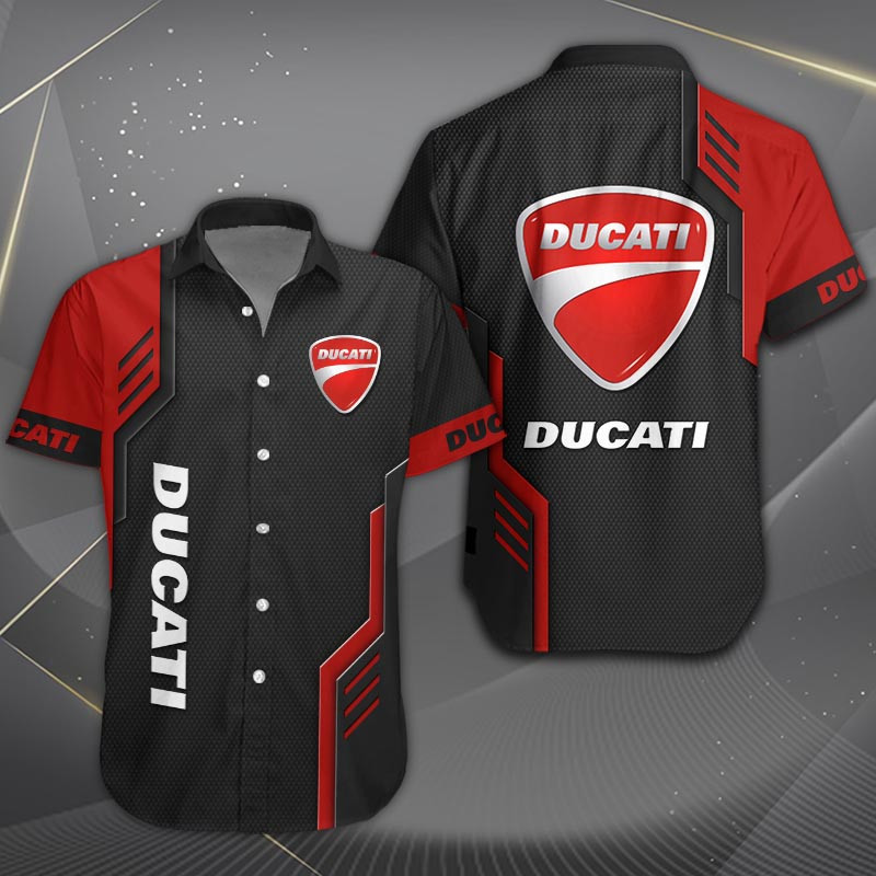 Ducati Hawaiian Shirt 0779 Multicolor - Famjoys Ducati Hawaiian Shirt 0779 Multicolor - Famjoys
