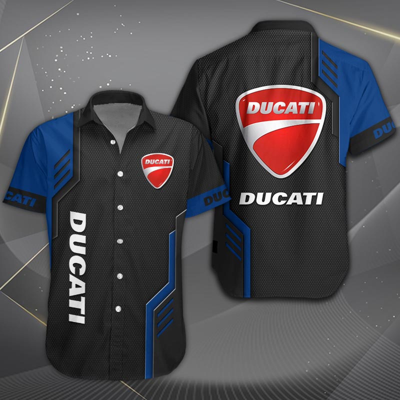 Ducati Hawaiian Shirt 0779 Multicolor - Famjoys Ducati Hawaiian Shirt 0779 Multicolor - Famjoys