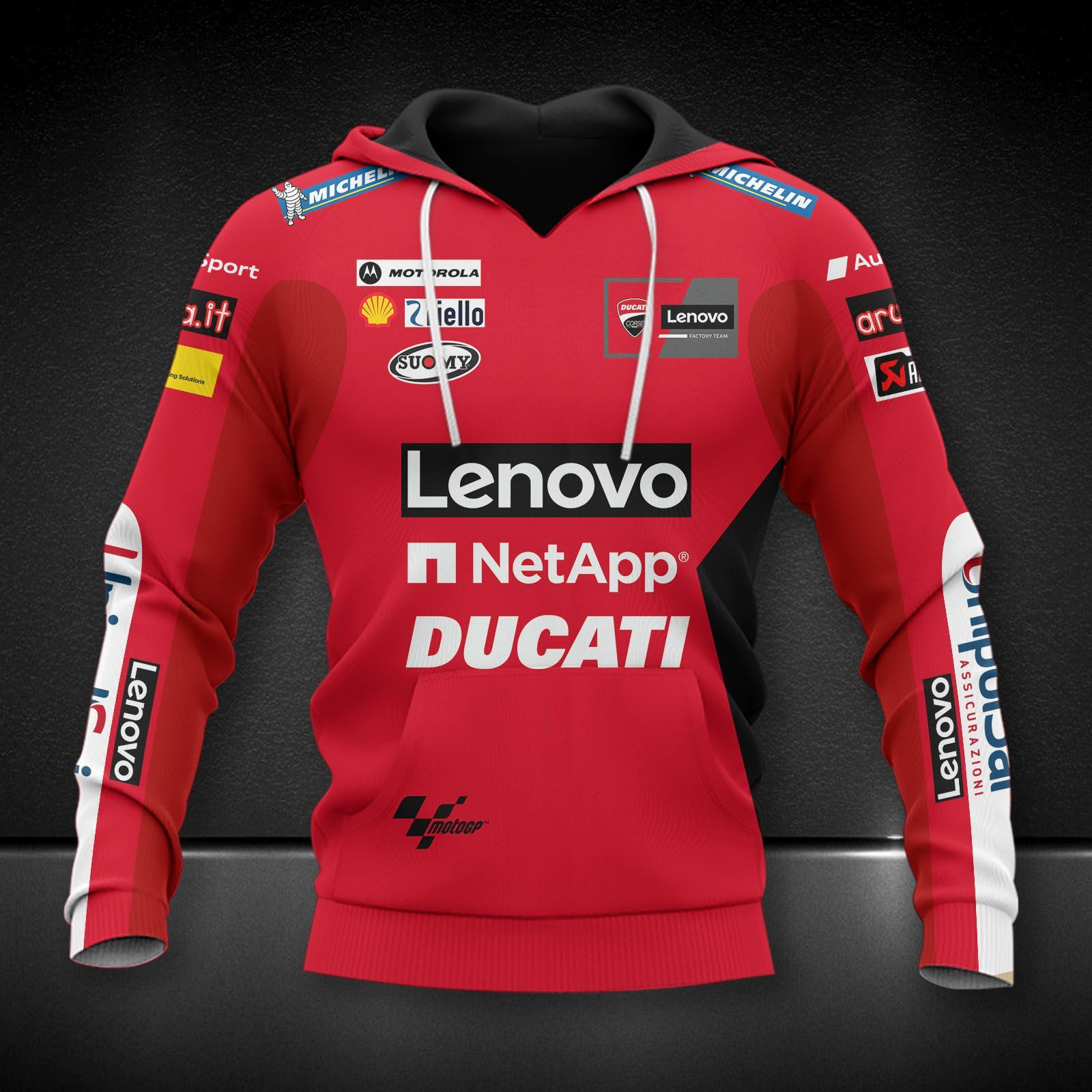 Ducati Lenovo Team Printing T-Shirt, Polo, Hoodie, Zip, Bomber 9148 