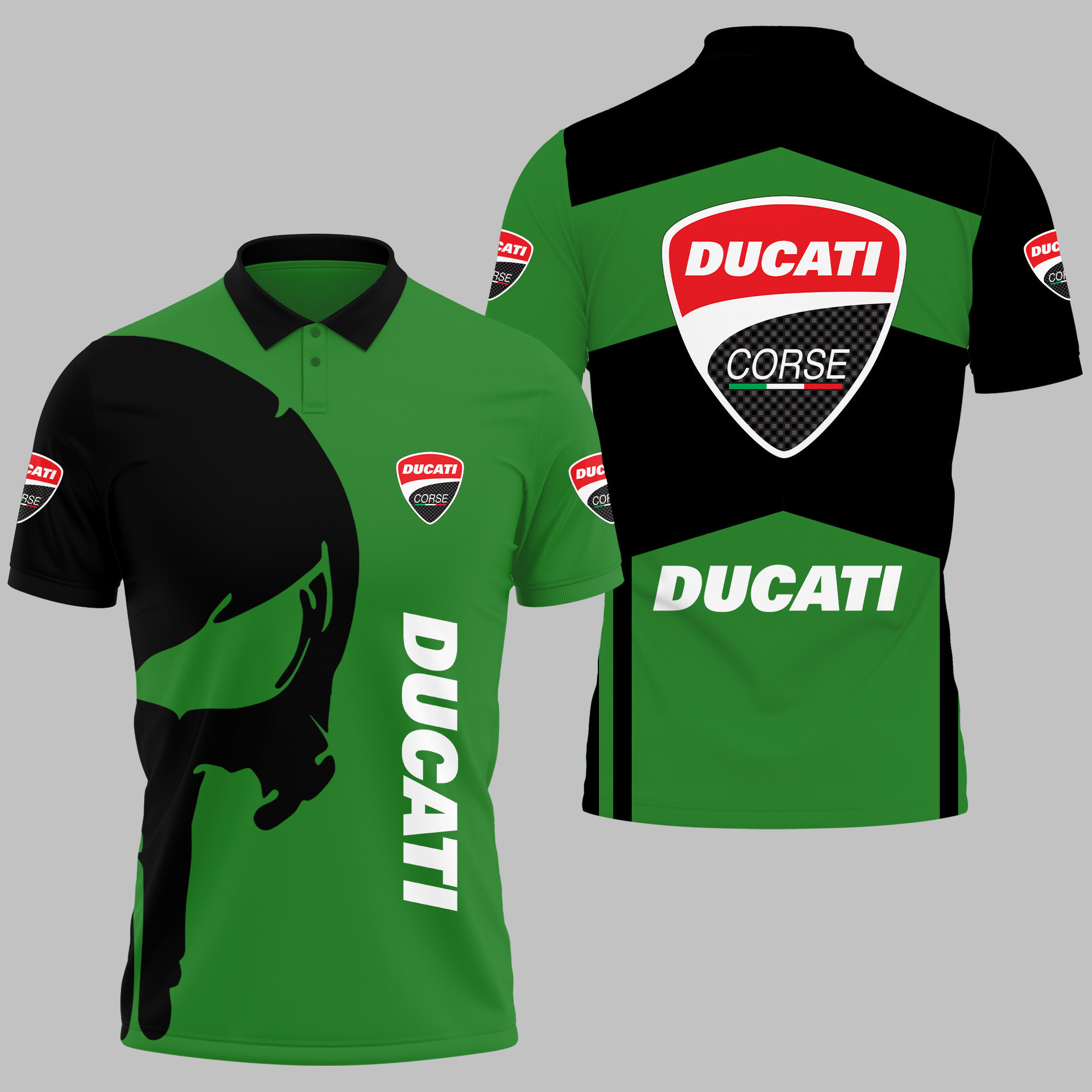 Ducati Polo Shirt V05 - Famjoys Ducati Polo Shirt V05 - Famjoys