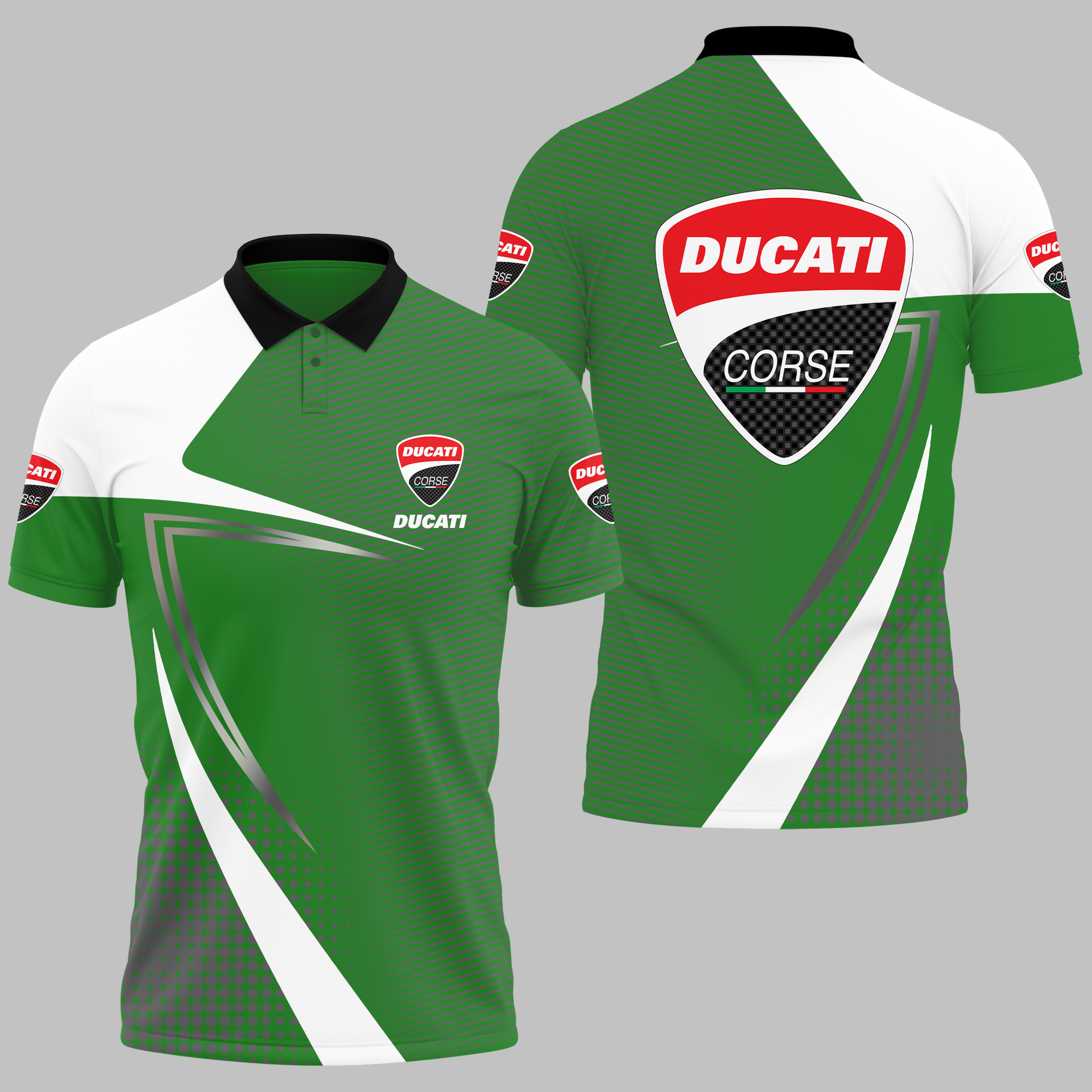 Ducati Polo Shirt V06 - Famjoys Ducati Polo Shirt V06 - Famjoys