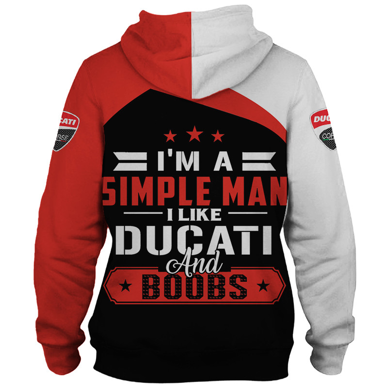 Ducati t-shirt hoodie apparel 3D full printing - Famjoys Ducati t-shirt hoodie apparel 3D full printing - Famjoys
